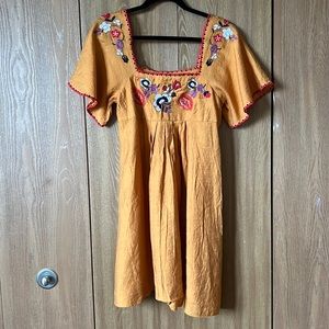 Madewell embroidered dress